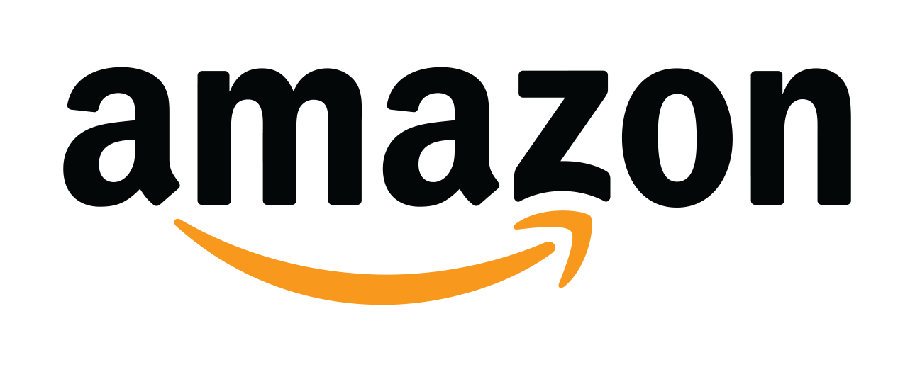 Amazon logo with a transparent background