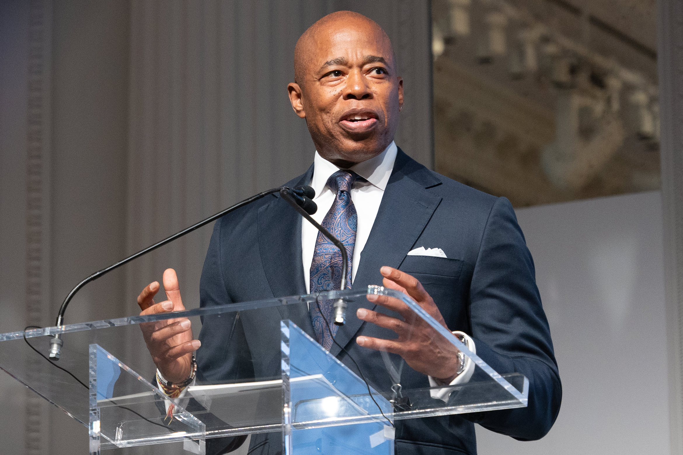 At the 2022 NYU Capital Markets event, New York City Mayor Eric Adams addresses the challenges and opportunities for NYC real estate. 