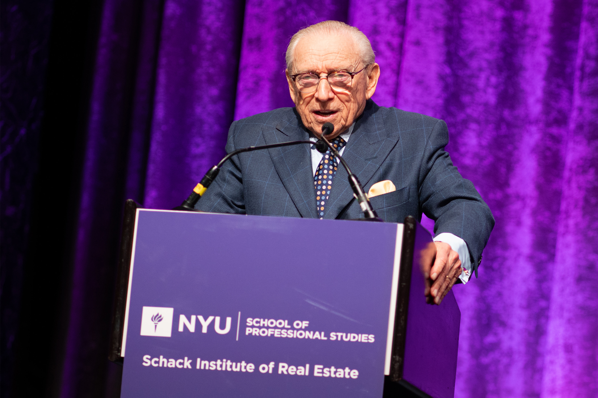 Larry Silverstein, founder and chair of Silverstein Properties, shared his perspective on NYC real estate and careers in commercial real estate. 